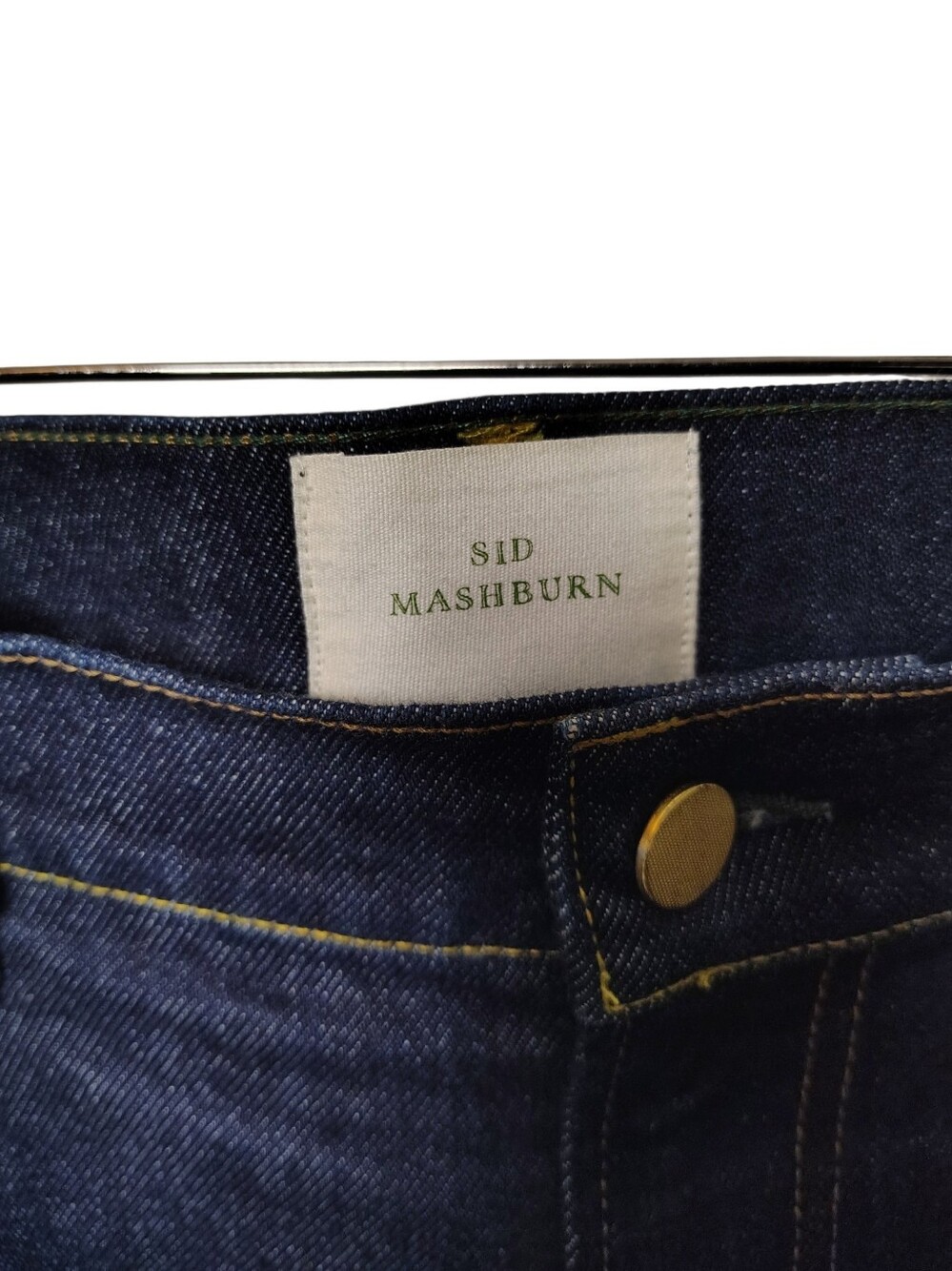 Sid Mashburn Clift Straight Leg Jeans 36x34 Dark Wash Stretch Denim S72226 - Picture 7 of 10